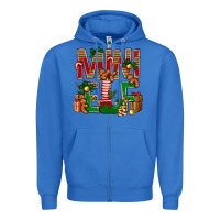 True Royal Christmas mini Elf Zipper Hoodie - NancyCooperArtShop