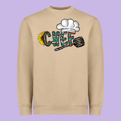 Chef Heavyweight Sweatshirt Designed By Cowhidedigitalart