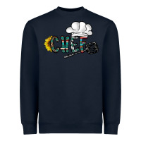 Navy chef Heavyweight Sweatshirt - CowhideDigitalArt