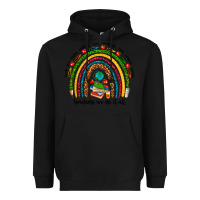 Black teachers we do it all rainbow Heavyweight Hoodie - NancyCooperArtShop