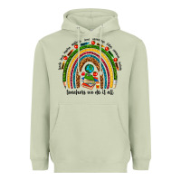 Matcha teachers we do it all rainbow Heavyweight Hoodie - NancyCooperArtShop