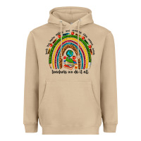 Mushroom teachers we do it all rainbow Heavyweight Hoodie - NancyCooperArtShop