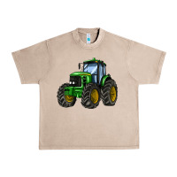 French Oak farm tractor Urban Heavy Tee - AdoDesignShop