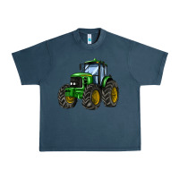 Midnight Navy farm tractor Urban Heavy Tee - AdoDesignShop