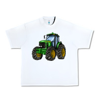 White farm tractor Urban Heavy Tee - AdoDesignShop