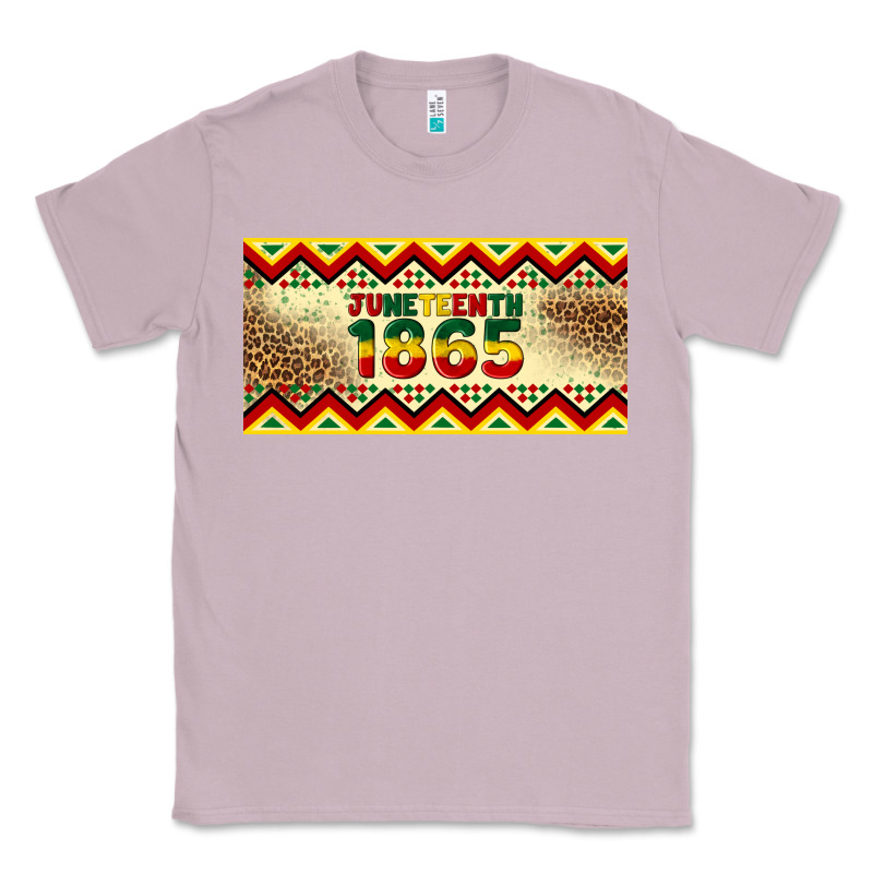Juneteenth 1865 Leopard Licence Plate Template Classic Tee by Artiststas | Teevron