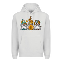 Dove Grey western sunflowers gnomes Premium Hoodie - Jasminsmagicworld