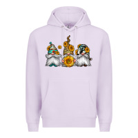 Lilac western sunflowers gnomes Premium Hoodie - Jasminsmagicworld