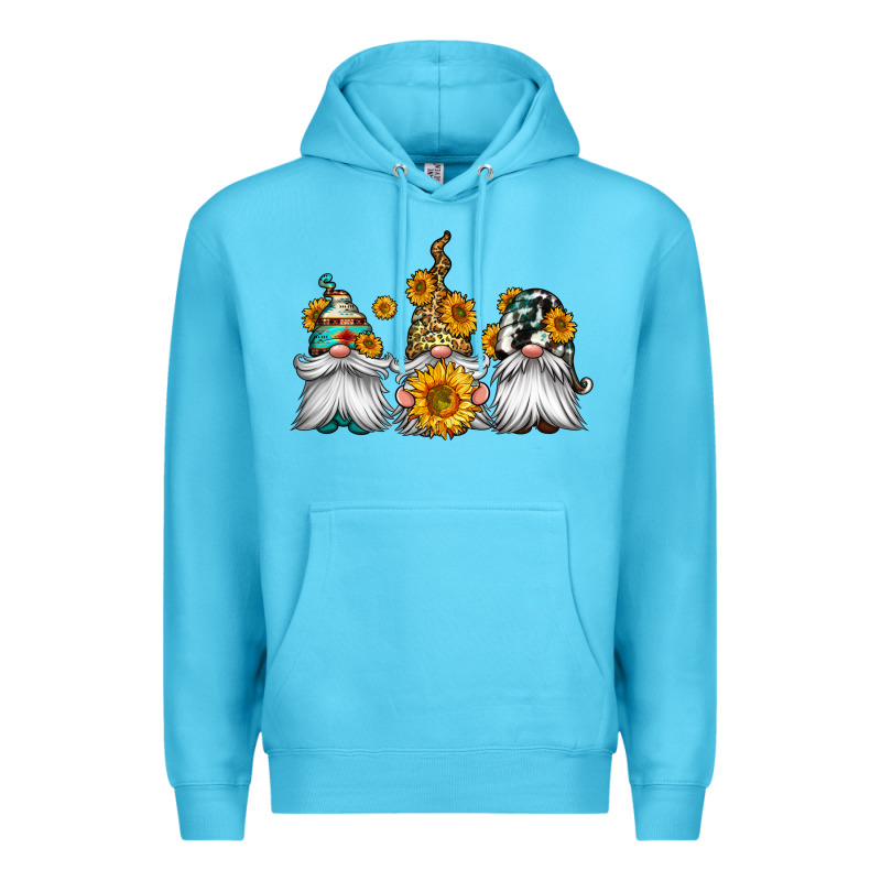 Western Sunflowers Gnomes Premium Hoodie by Jasminsmagicworld | Teevron