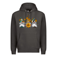 Smoke western sunflowers gnomes Premium Hoodie - Jasminsmagicworld