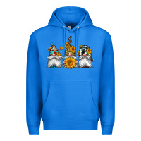 True Royal western sunflowers gnomes Premium Hoodie - Jasminsmagicworld