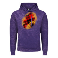 Cloud Purple sunflower Christmas patch Vintage Hoodie - JahusDesignShop