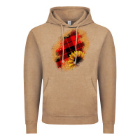 Sunflower Christmas Patch Vintage Hoodie | Teevron