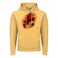 Vintage Mustard sunflower Christmas patch Vintage Hoodie - JahusDesignShop