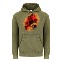 Vintage Olive sunflower Christmas patch Vintage Hoodie - JahusDesignShop