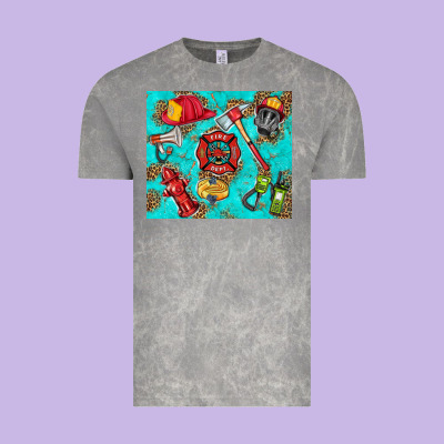 Firefighter Elementary Vintage Tee Designed By Hra Design Shop