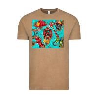 Vintage Coffee firefighter elementary Vintage Tee - HRA Design Shop