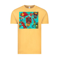 Vintage Mustard firefighter elementary Vintage Tee - HRA Design Shop