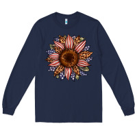 Navy usa flag camouflage leopard sunflower Long Sleeve Tee - Artiststas