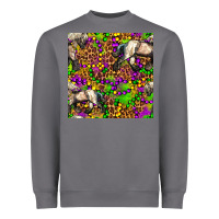 Storm mardi gras leopard horse seamless pattern Heavyweight Sweatshirt - FaDigitalArtStudio