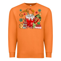 Carrot cup of chocolate and cookies Premium Sweatshirt - MaliasSmallBusiness