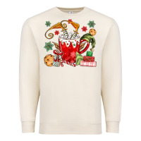 Sandshell cup of chocolate and cookies Premium Sweatshirt - MaliasSmallBusiness