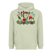 Matcha merry christmas hair dresser Heavyweight Hoodie - MaliasSmallBusiness