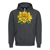 Smoke starburst greenburst sunflower Zipper Hoodie - LillyAllenDesigns