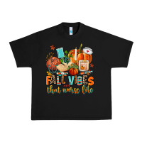 Black fall vibes and that nurse life Urban Heavy Tee - AdoDesignShop