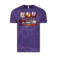 Cloud Purple hallothanksmas halloween thanksgiving  christmas wine Vintage Tee - FaDigitalArtStudio
