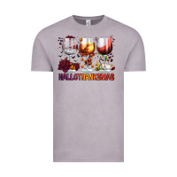 Vintage Zinc hallothanksmas halloween thanksgiving  christmas wine Vintage Tee - FaDigitalArtStudio