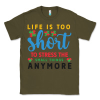 Army Green life is too to stress the small things anymo Classic Tee - CowhideDigitalArt