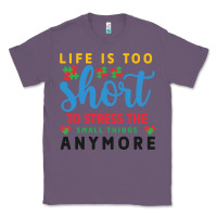 Lavender life is too to stress the small things anymo Classic Tee - CowhideDigitalArt