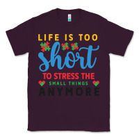 Plum life is too to stress the small things anymo Classic Tee - CowhideDigitalArt