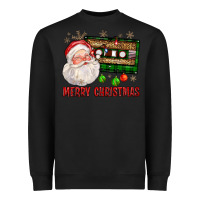 Black Merry christmas santa cassette Heavyweight Sweatshirt - FaDigitalArtStudio