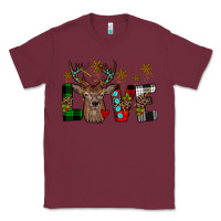Burgundy love christmas Classic Tee - JahusDesignShop