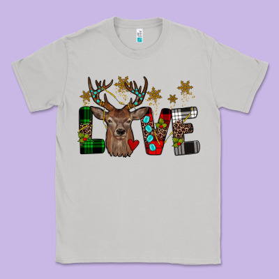 Love Christmas Classic Tee Designed By Jahusdesignshop