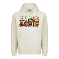 Oatmeal Heather nutcracker coffee Premium Hoodie - Jasminsmagicworld
