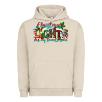 Pigment French Oak christmas lights are my favorite Urban Hoodie - texasbilliewilder