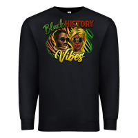 Black black history vibes Premium Sweatshirt - NancyCooperArtShop