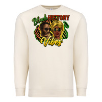 Sandshell black history vibes Premium Sweatshirt - NancyCooperArtShop