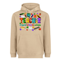 Mushroom teacher crayons kids caffeine Heavyweight Hoodie - NancyCooperArtShop