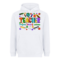 White teacher crayons kids caffeine Heavyweight Hoodie - NancyCooperArtShop