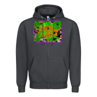 Smoke leopard cowhide halloween background Zipper Hoodie - Jasminsmagicworld