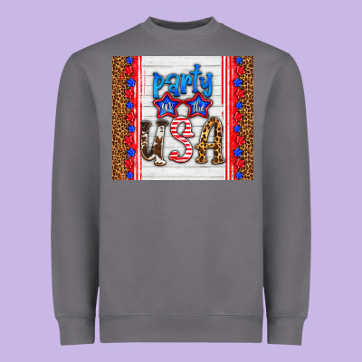 Party In The Usa Heavyweight Sweatshirt Designed By Hra Design Shop