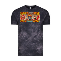 Cloud Black firefighter air mask sunflower and elementary license plate Vintage Tee - HRA Design Shop