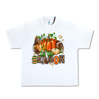 White fall and american football tis the season Urban Heavy Tee - AdoDesignShop