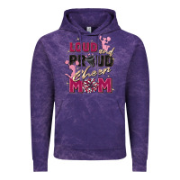 Cloud Purple loud and proud cheer mom Vintage Hoodie - Zillion Design Studio