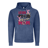 Vintage Denim loud and proud cheer mom Vintage Hoodie - Zillion Design Studio