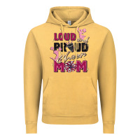 Vintage Mustard loud and proud cheer mom Vintage Hoodie - Zillion Design Studio